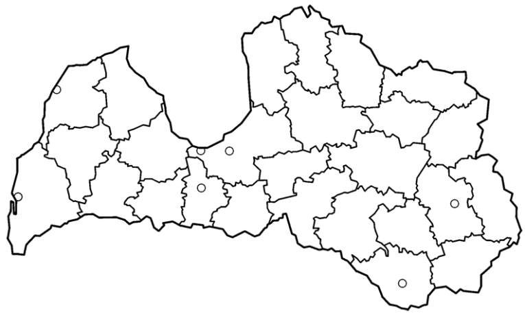 Goegrafia oraz Mapy Latvia