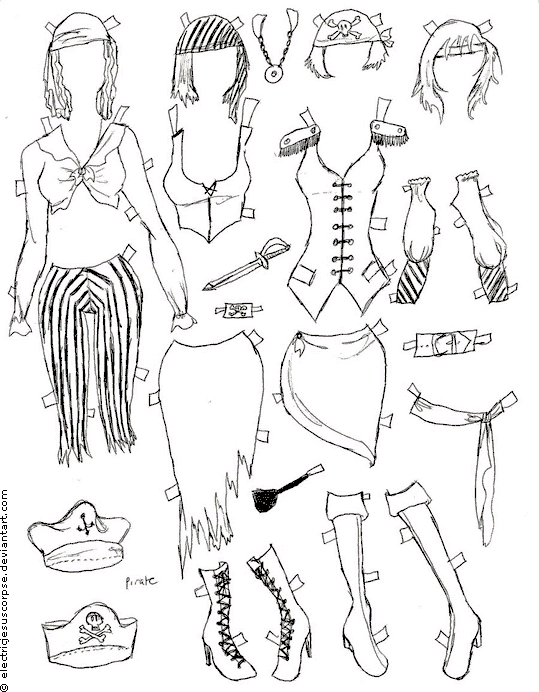 Papierowe Lalki Poser 3