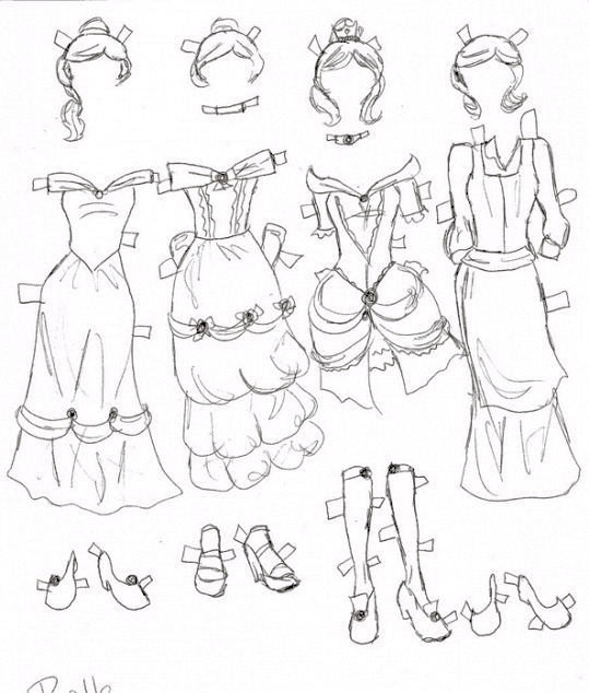 Papierowe Lalki Halloween 3