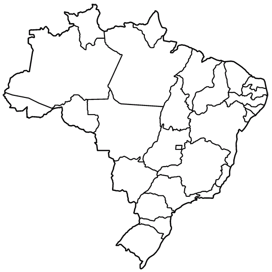 Goegrafia oraz Mapy Brazil