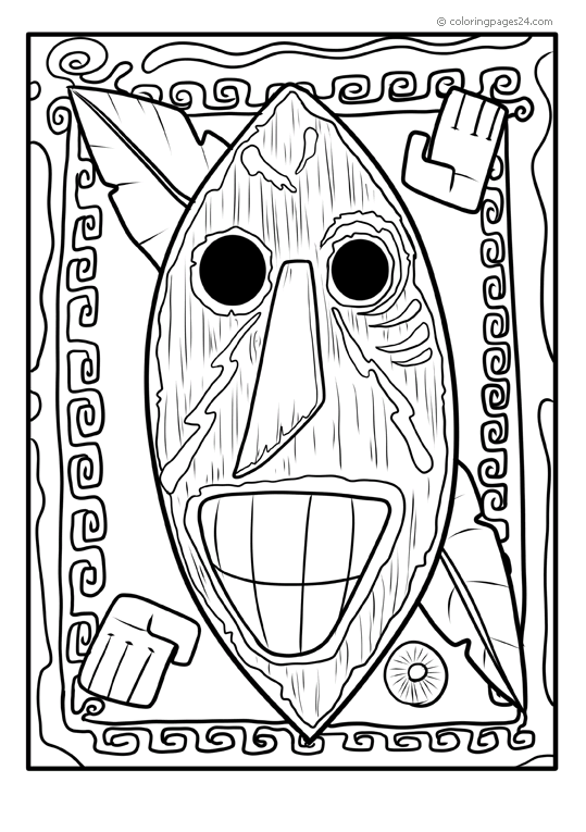 Maski Tiki 6